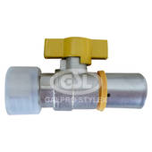 3/4" x 20mm Ball Valve and Crimp