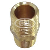 1/4" Hex Nipple with Cone Chamfer