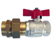 3/4" M/F Water Ball Valve with M/F Mac Union